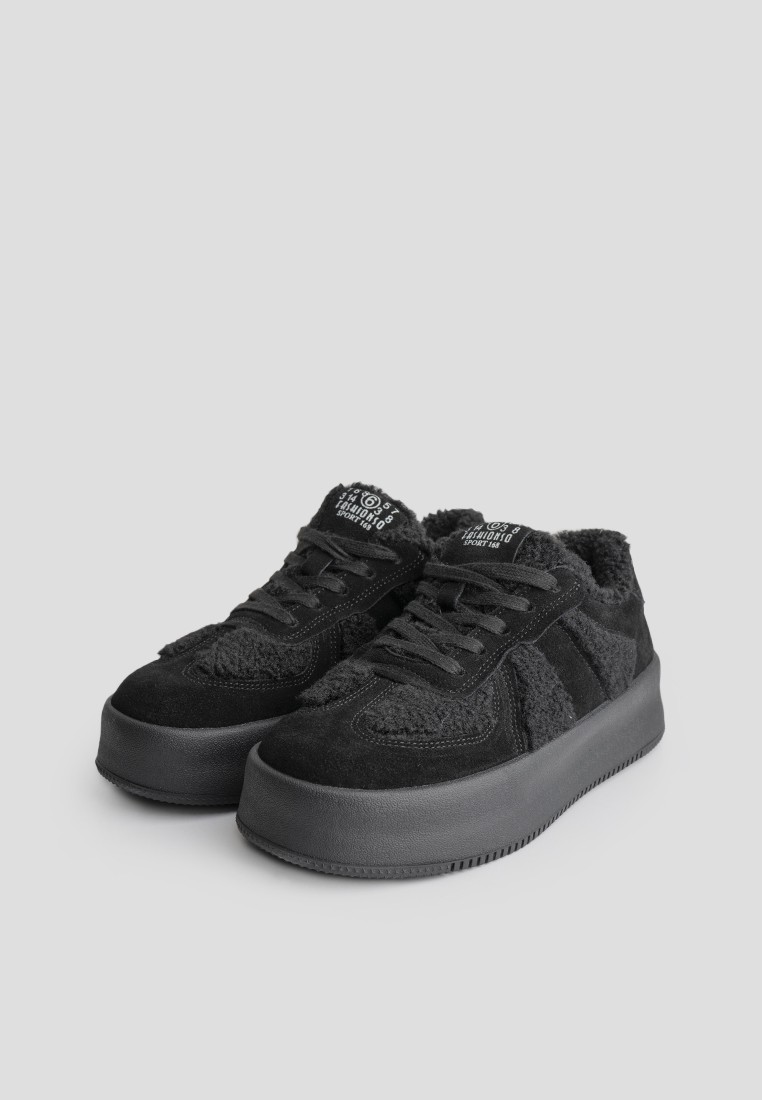 Кеди замшеві зимові shoeslovers.com.ua