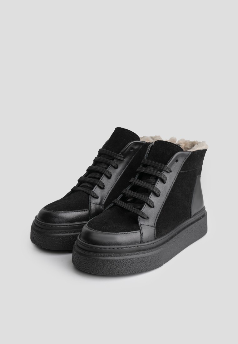 Черевики замшеві жіночі shoeslovers.com.ua