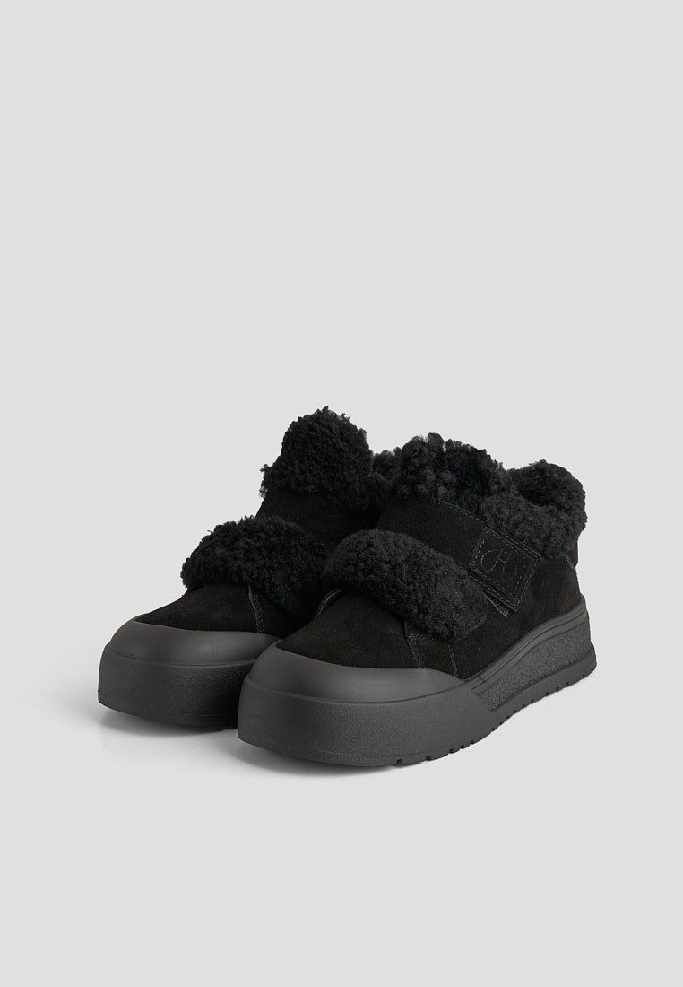 Кеди з хутром жіночі shoeslovers.com.ua