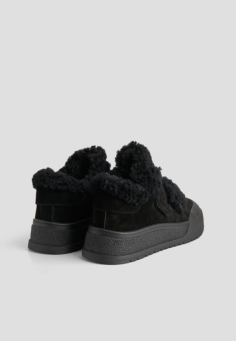 Кеди з хутром жіночі shoeslovers.com.ua