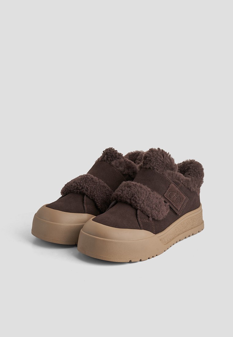 Кеди з хутром жіночі shoeslovers.com.ua