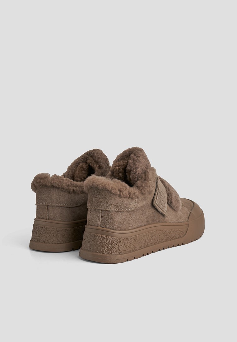 Кеди з хутром жіночі shoeslovers.com.ua