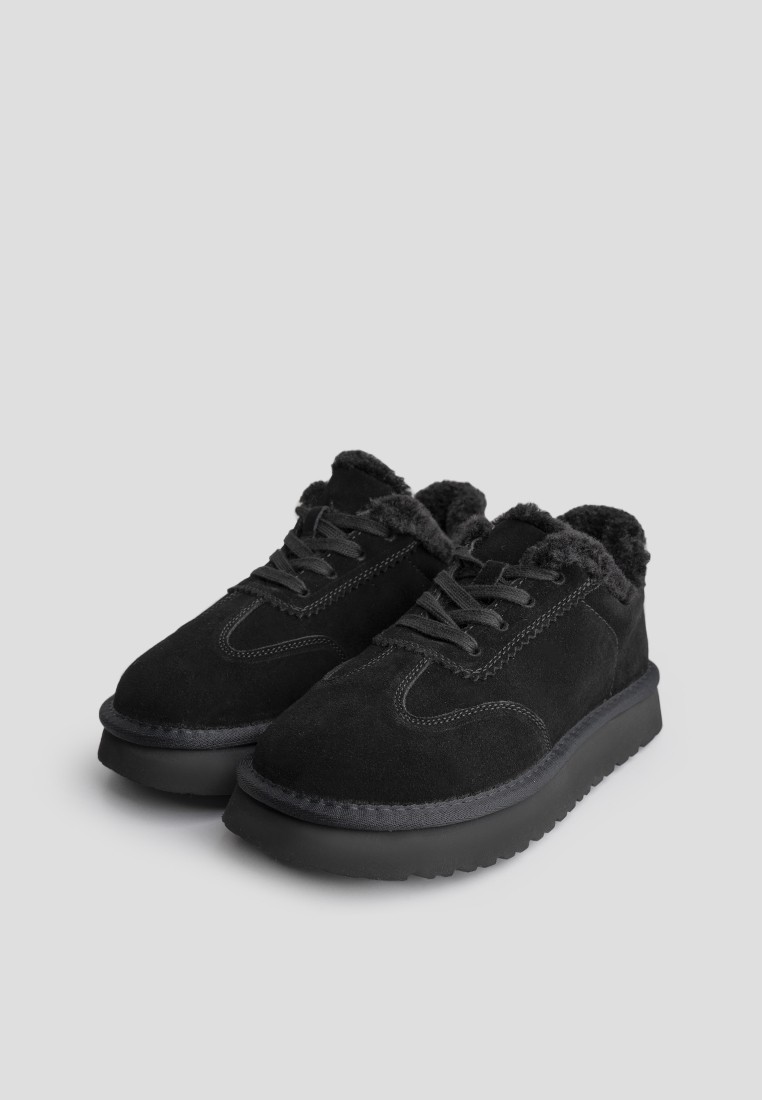 Кеди з хутром жіночі shoeslovers.com.ua