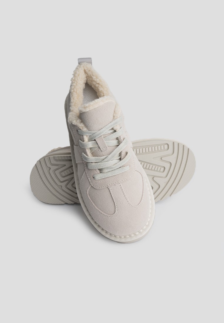 Кеди з хутром жіночі shoeslovers.com.ua