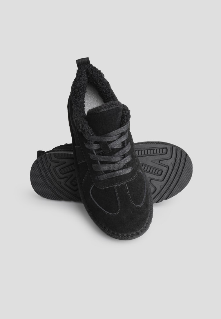 Кеди з хутром жіночі shoeslovers.com.ua