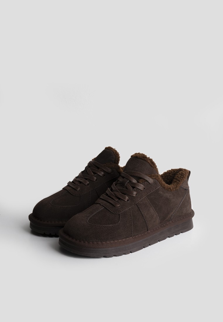 Кеди з хутром жіночі shoeslovers.com.ua