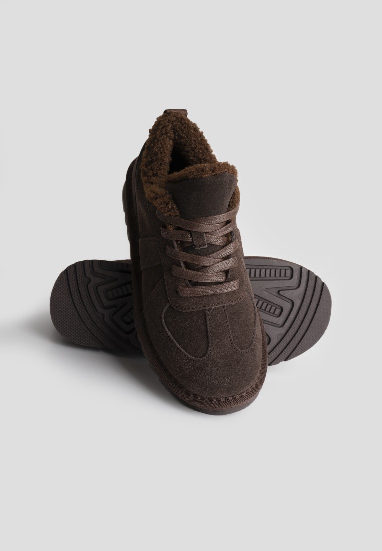 Кеди з хутром жіночі shoeslovers.com.ua