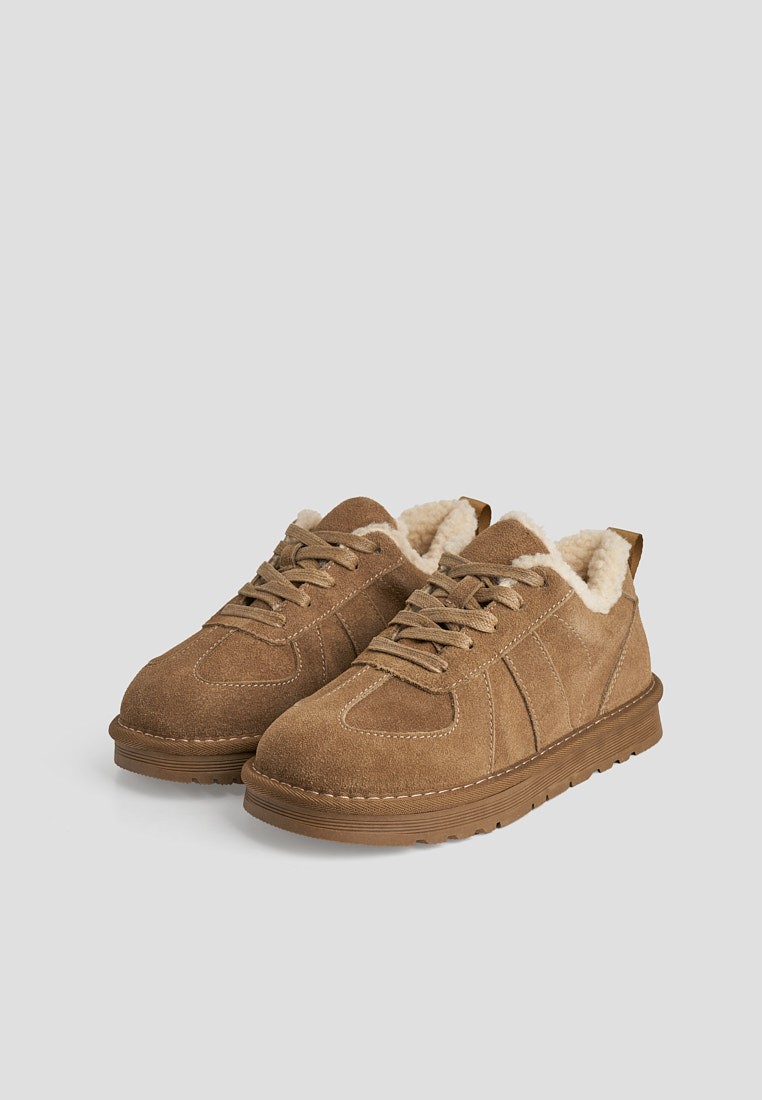 Кеди з хутром жіночі shoeslovers.com.ua