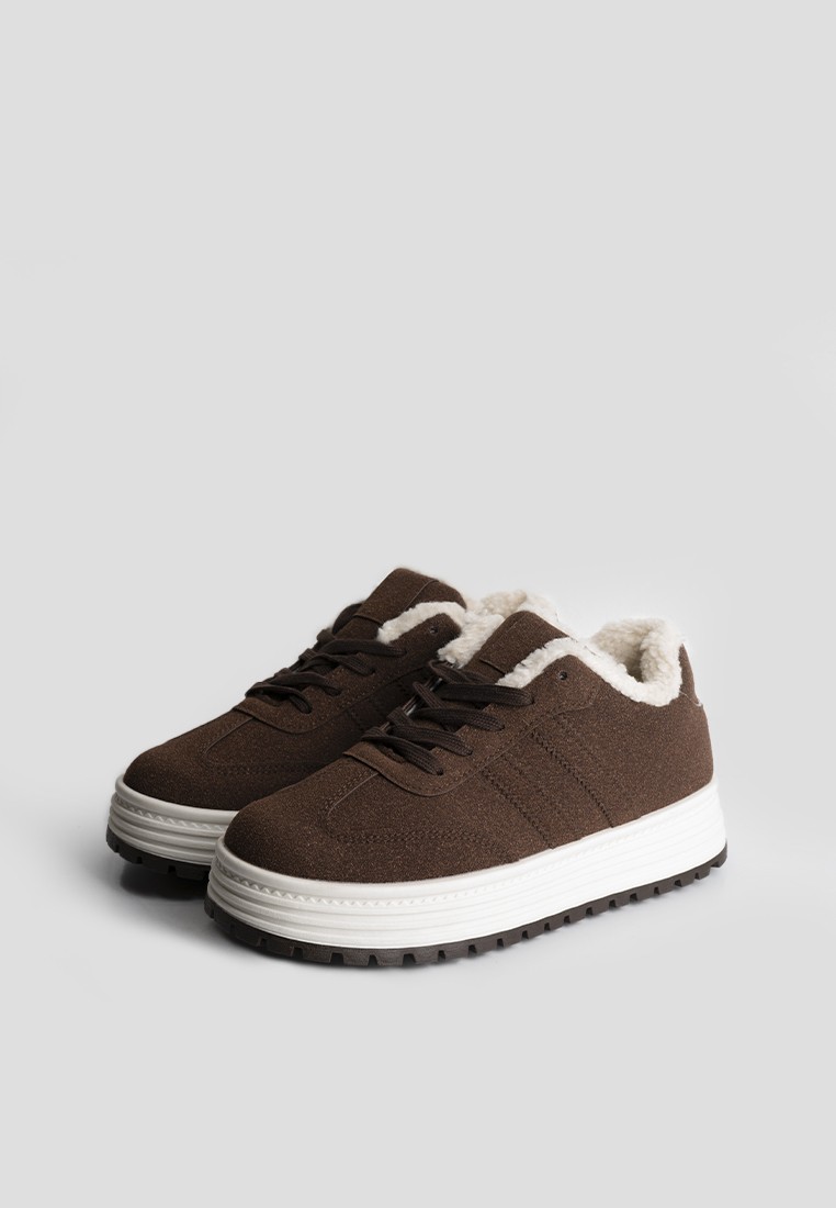 Кеди з хутром жіночі shoeslovers.com.ua