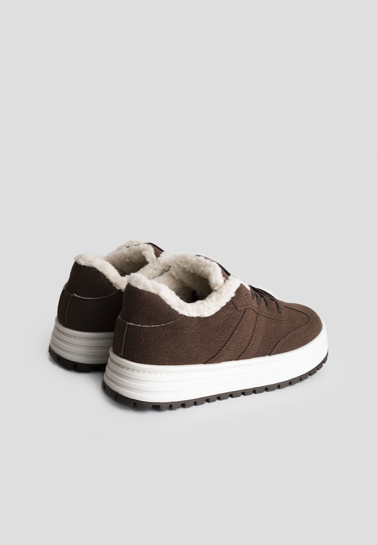 Кеди з хутром жіночі shoeslovers.com.ua