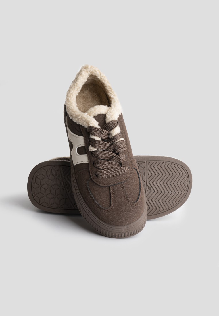 Кеди з хутром жіночі shoeslovers.com.ua