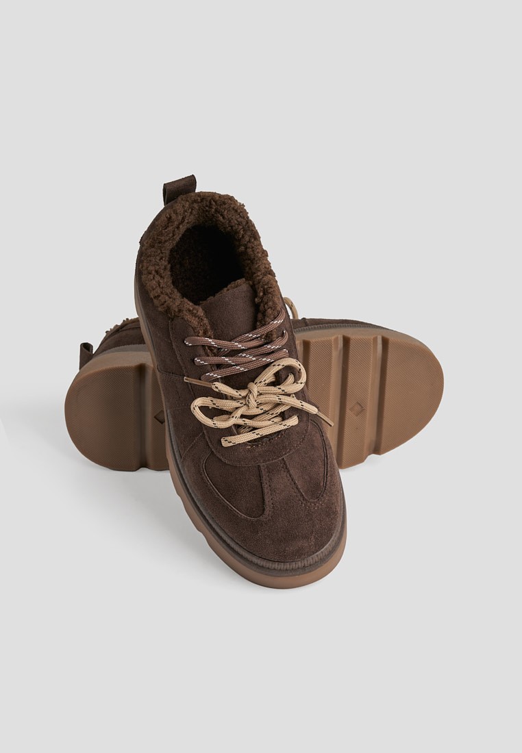 Кеди з хутром жіночі shoeslovers.com.ua