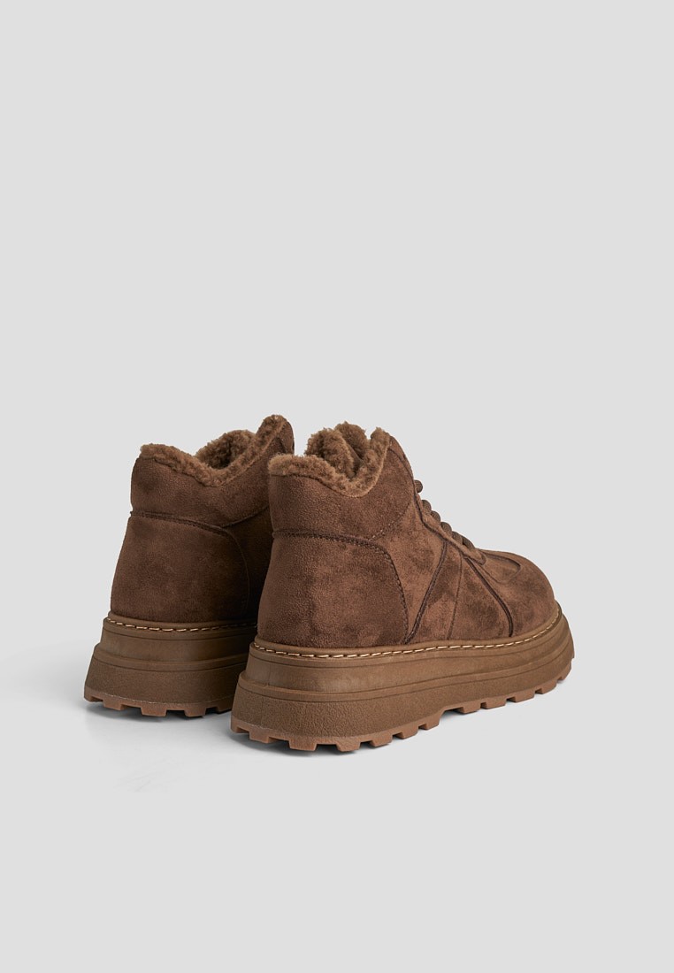 Кеди з хутром жіночі shoeslovers.com.ua