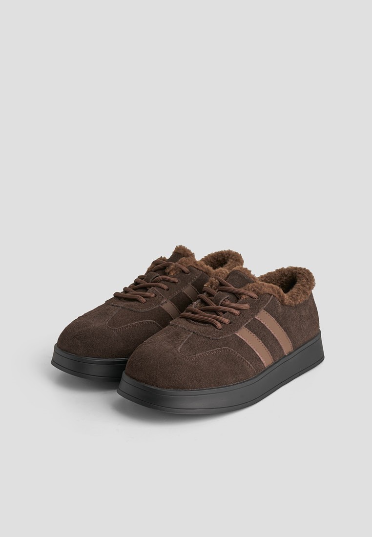 Кеди з хутром жіночі shoeslovers.com.ua