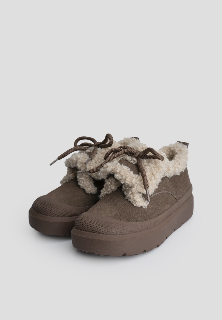 Кеди з хутром жіночі shoeslovers.com.ua