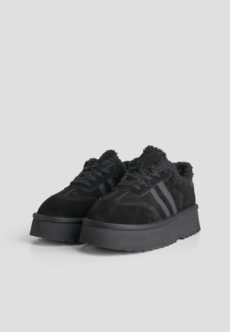 Кеди з хутром жіночі shoeslovers.com.ua