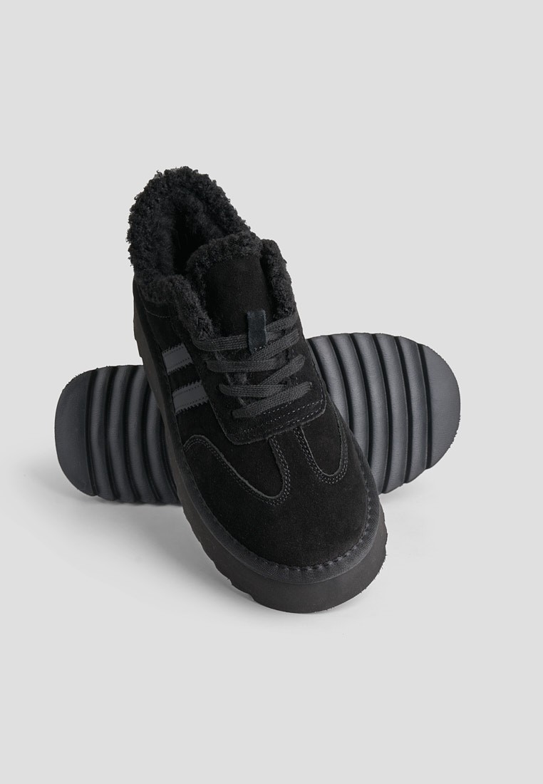 Кеди з хутром жіночі shoeslovers.com.ua