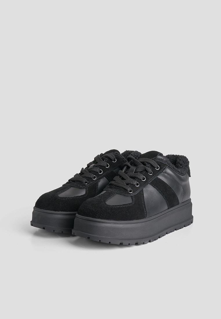 Кеди з хутром жіночі shoeslovers.com.ua