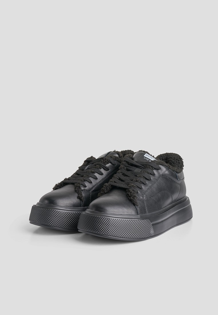 Кеди з хутром жіночі shoeslovers.com.ua