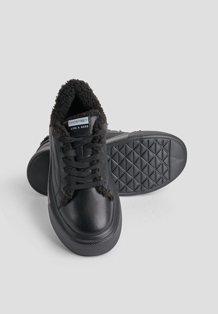 Кеди з хутром жіночі shoeslovers.com.ua