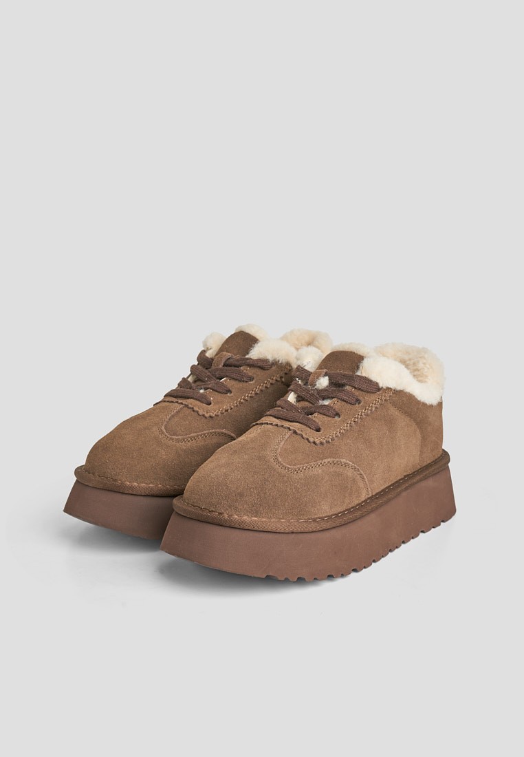 Кеди з хутром жіночі shoeslovers.com.ua