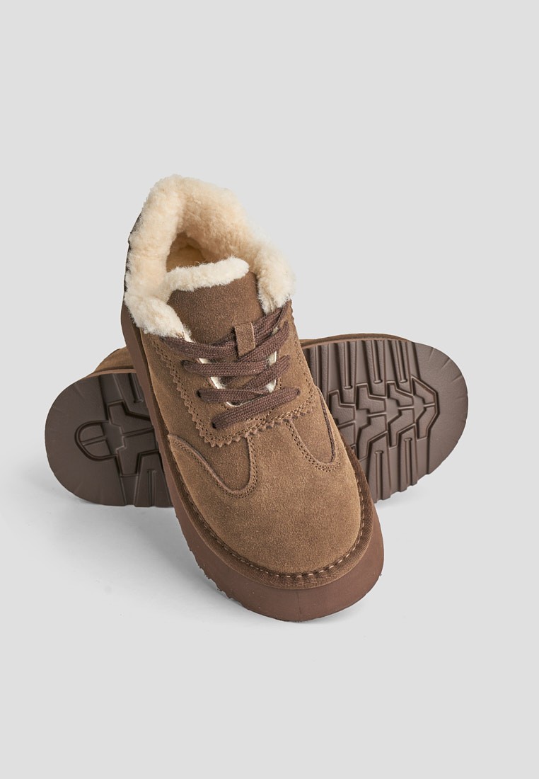 Кеди з хутром жіночі shoeslovers.com.ua