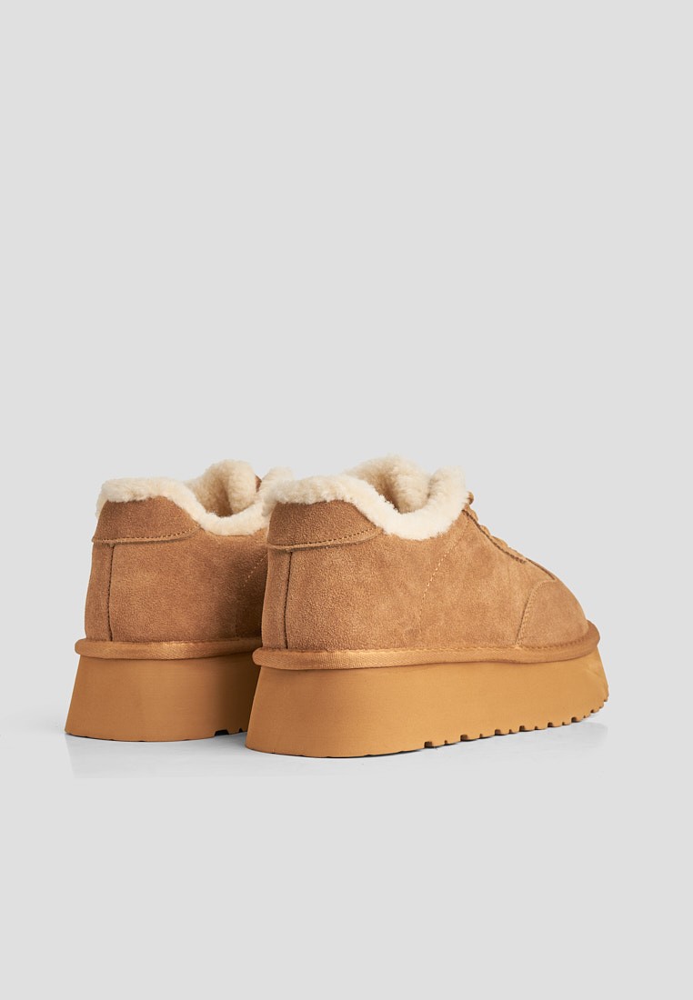 Кеди з хутром жіночі shoeslovers.com.ua