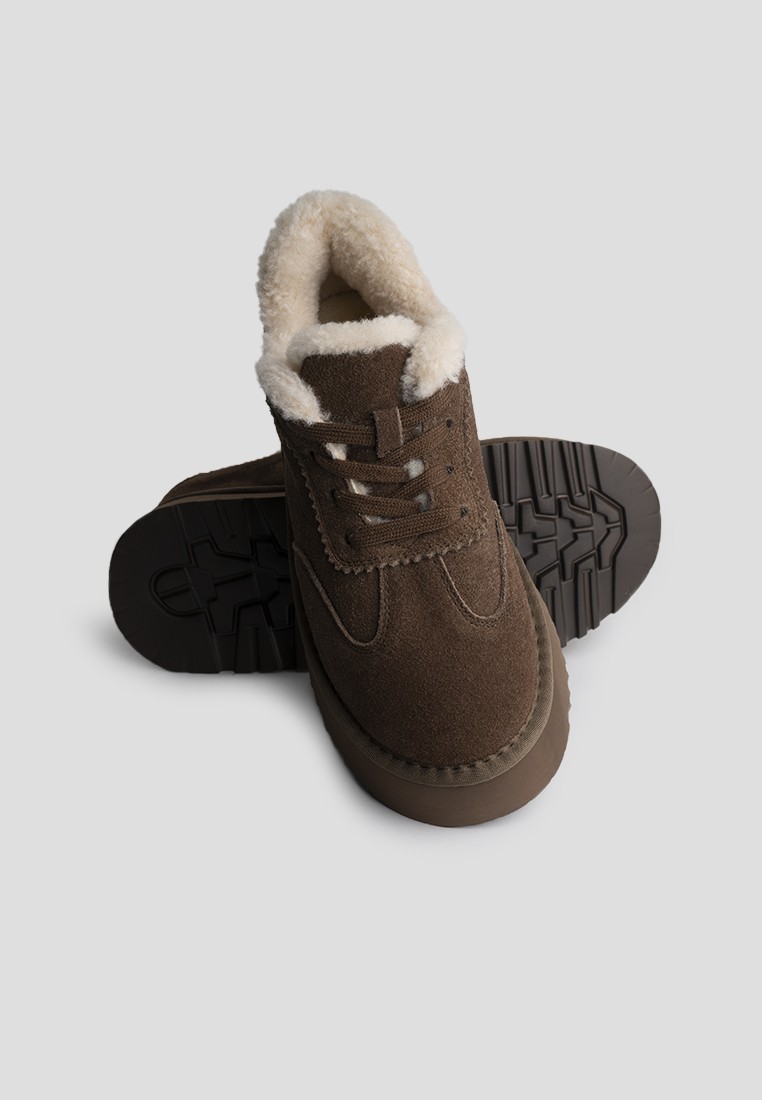 Кеди з хутром жіночі shoeslovers.com.ua