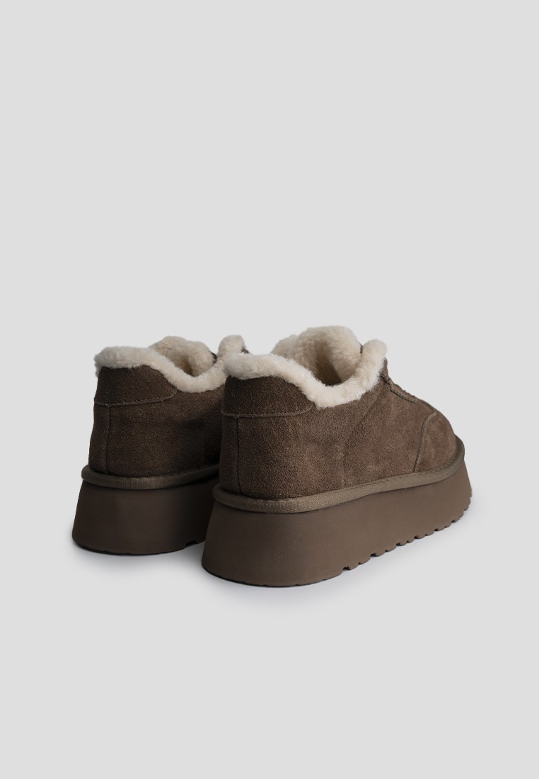 Кеди з хутром жіночі shoeslovers.com.ua