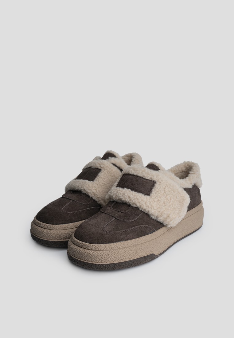 Кеди з хутром жіночі shoeslovers.com.ua