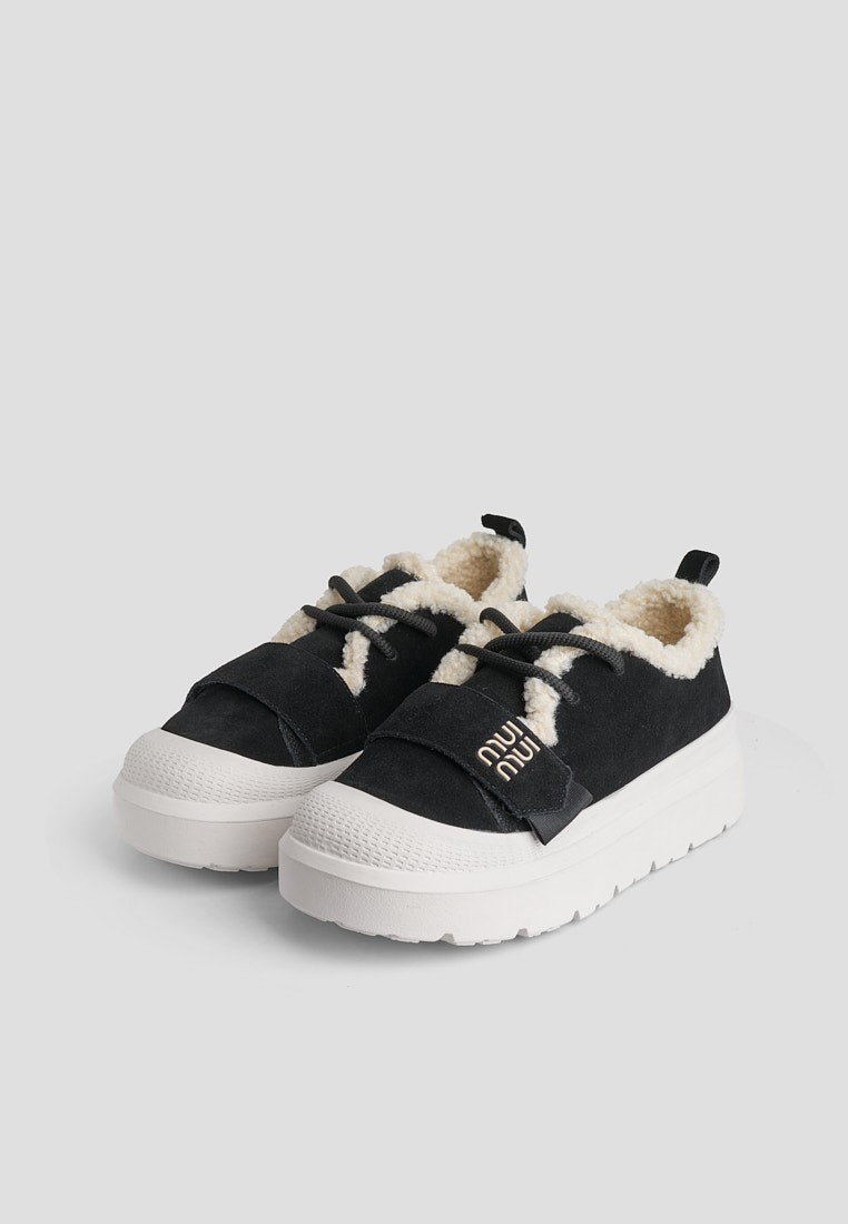 Кеди з хутром жіночі shoeslovers.com.ua