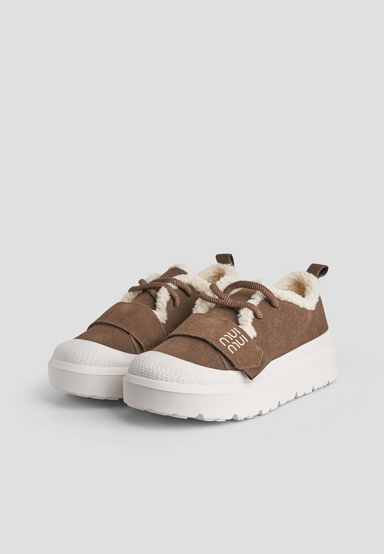 Кеди з хутром жіночі shoeslovers.com.ua