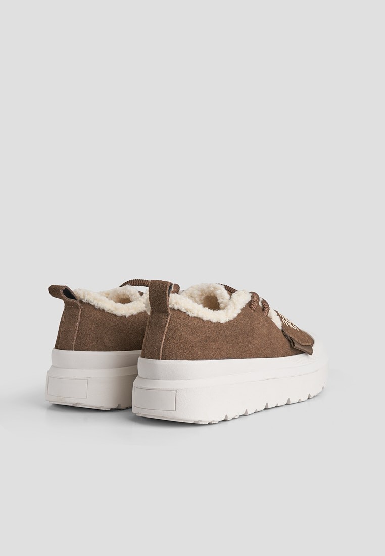 Кеди з хутром жіночі shoeslovers.com.ua