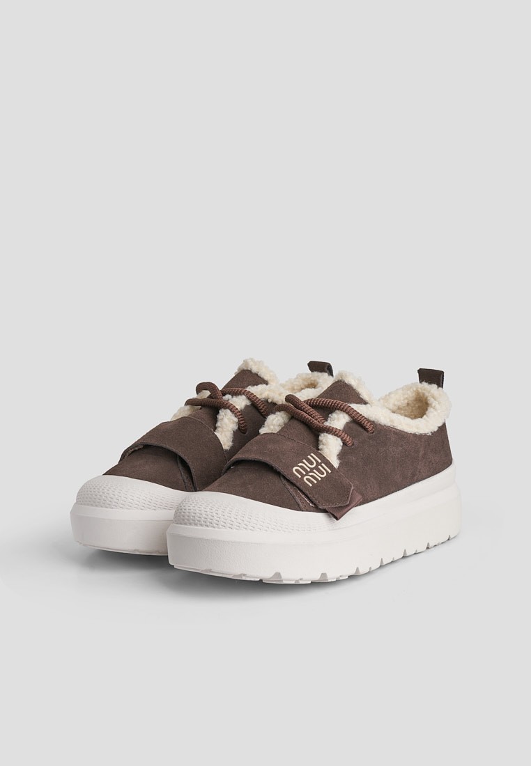 Кеди з хутром жіночі shoeslovers.com.ua