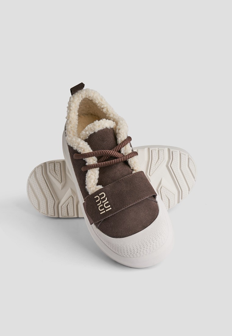 Кеди з хутром жіночі shoeslovers.com.ua