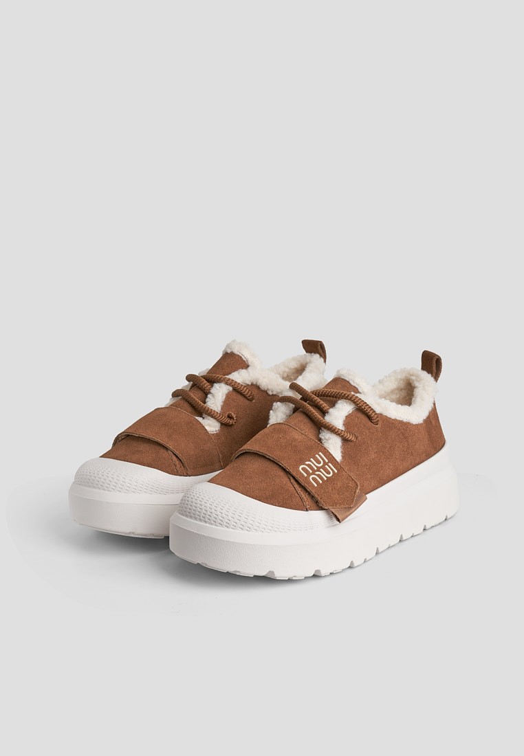 Кеди з хутром жіночі shoeslovers.com.ua