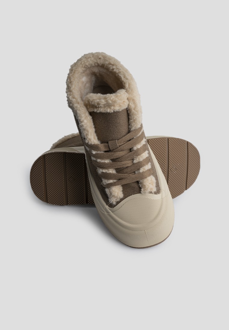 Кеди з хутром жіночі shoeslovers.com.ua