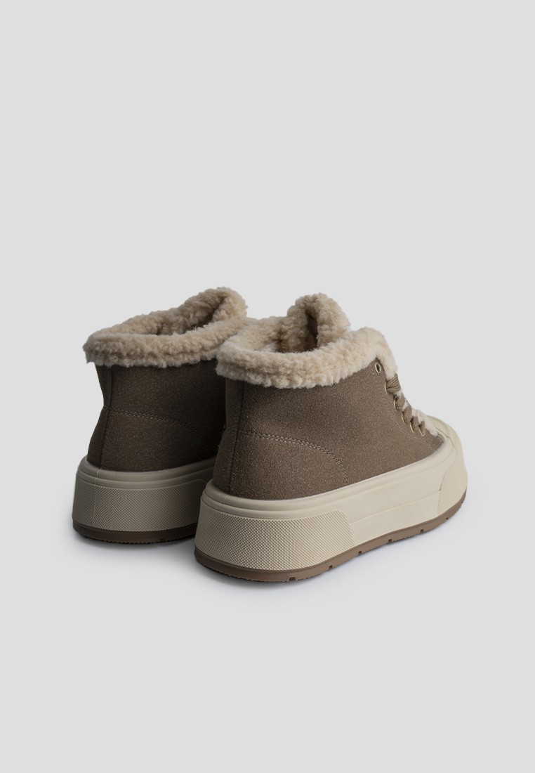 Кеди з хутром жіночі shoeslovers.com.ua