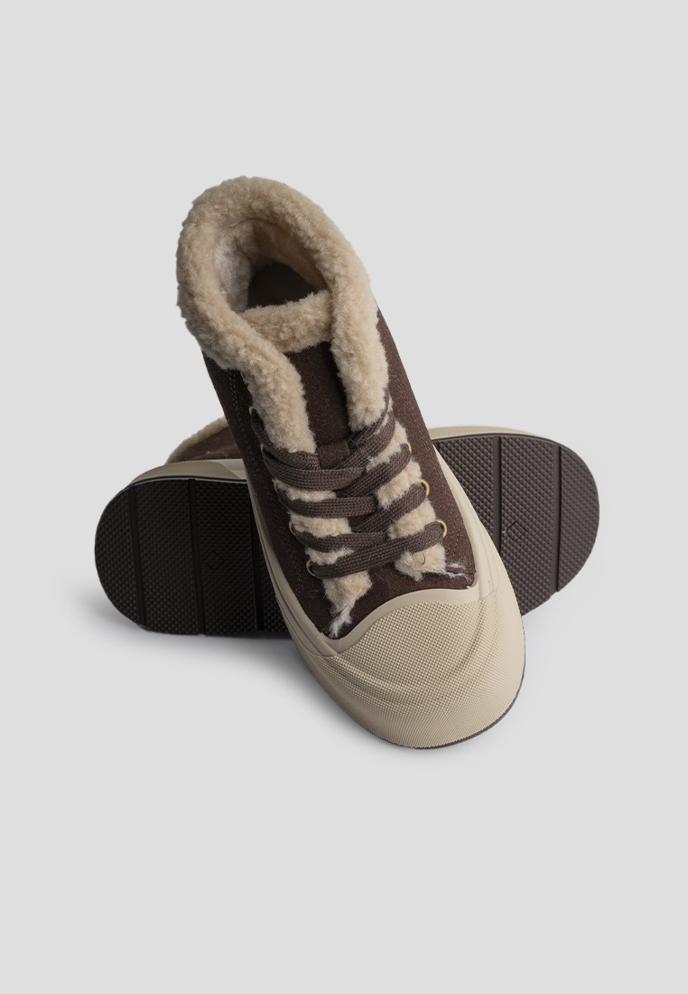 Кеди з хутром жіночі shoeslovers.com.ua