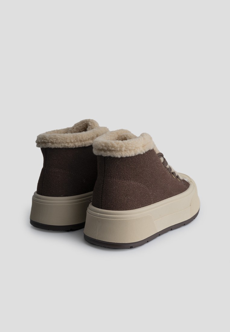 Кеди з хутром жіночі shoeslovers.com.ua