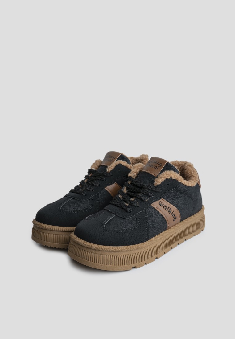 Кеди з хутром жіночі shoeslovers.com.ua