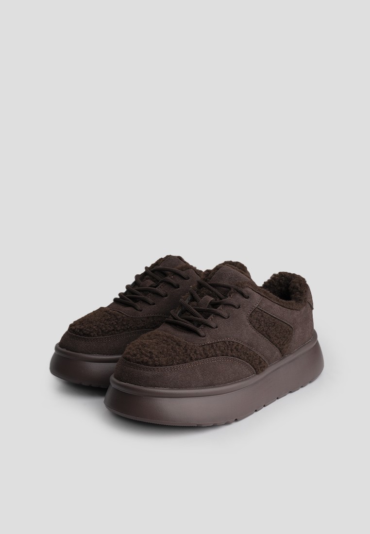 Кеди з хутром жіночі shoeslovers.com.ua