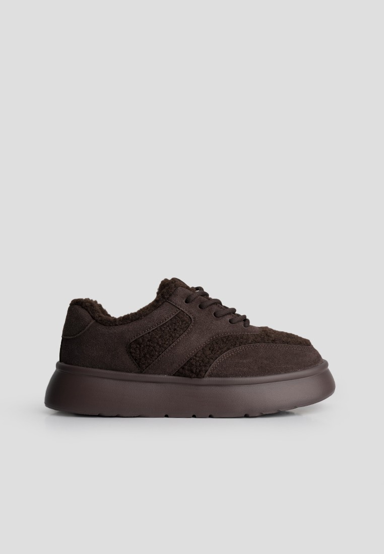 Кеди з хутром жіночі shoeslovers.com.ua