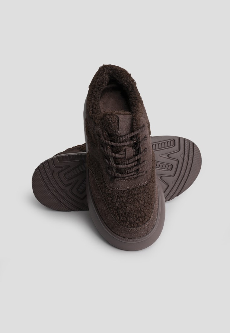 Кеди з хутром жіночі shoeslovers.com.ua