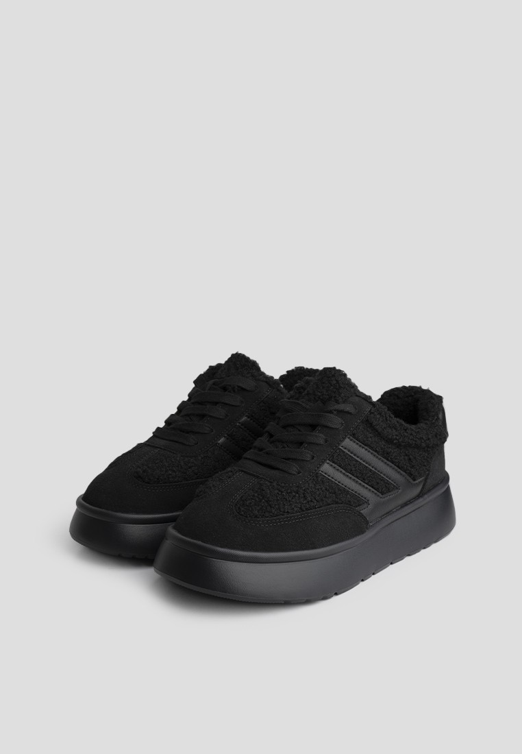 Кеди з хутром жіночі