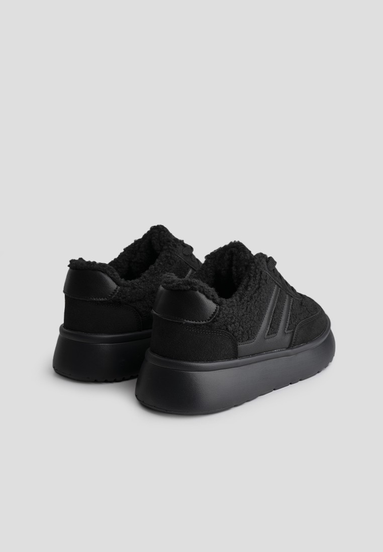 Кеди з хутром жіночі shoeslovers.com.ua