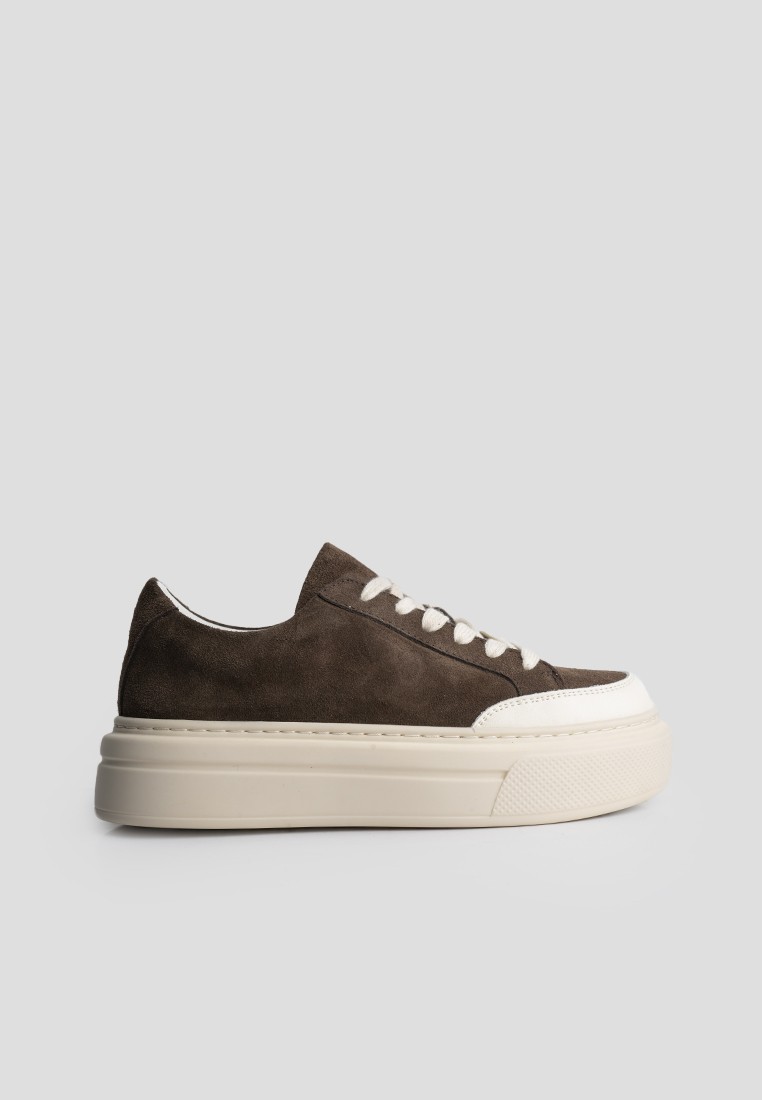 Кеди замшеві жіночі shoeslovers.com.ua