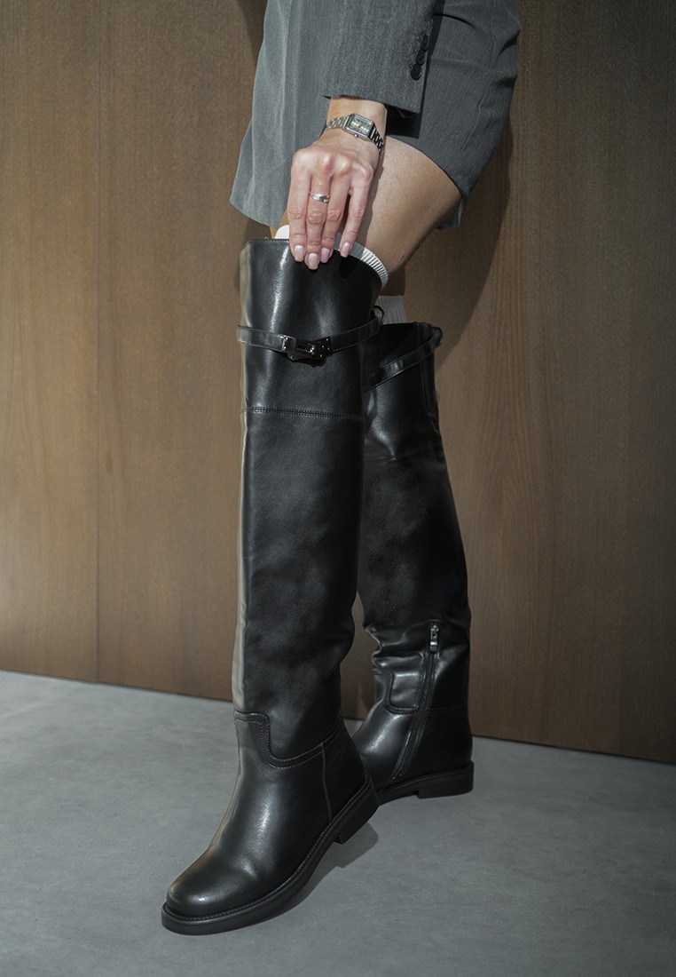 Ботфорти зимові жіночі shoeslovers.com.ua
