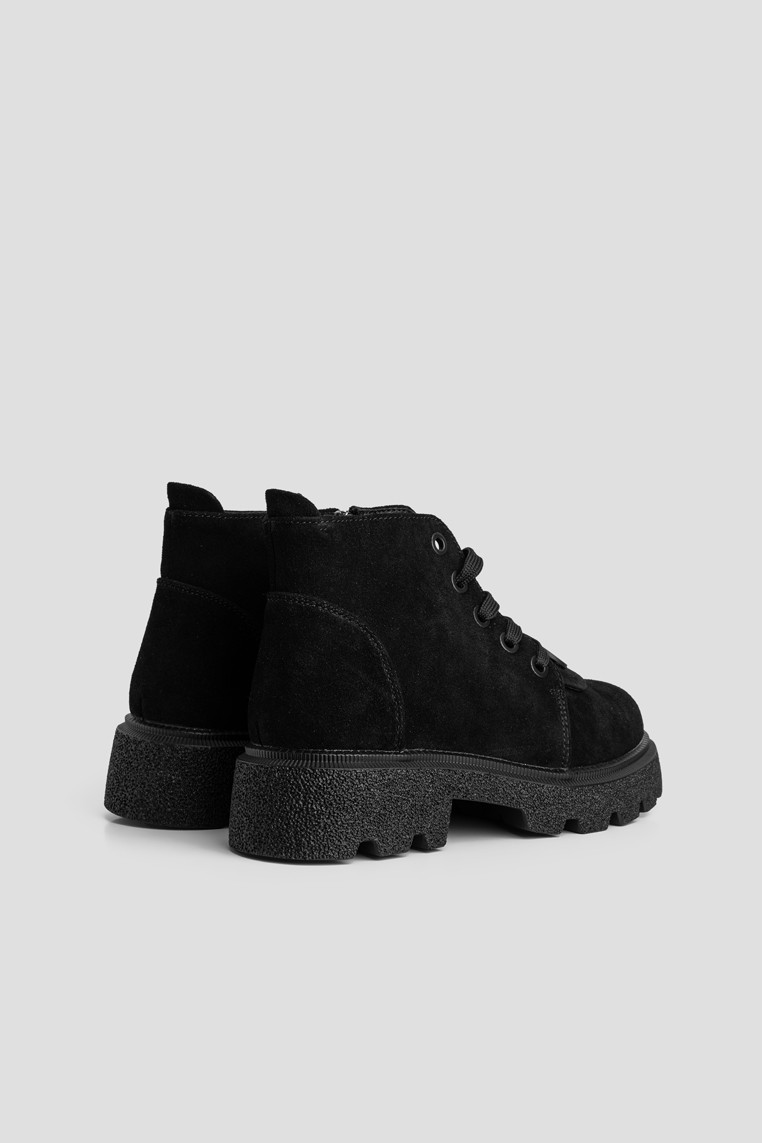 Черевики замшеві жіночі shoeslovers.com.ua