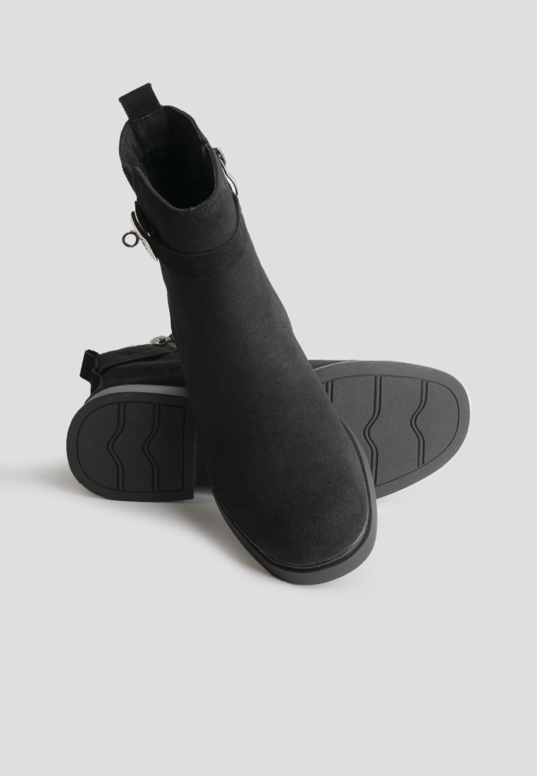 Черевики замшеві жіночі shoeslovers.com.ua